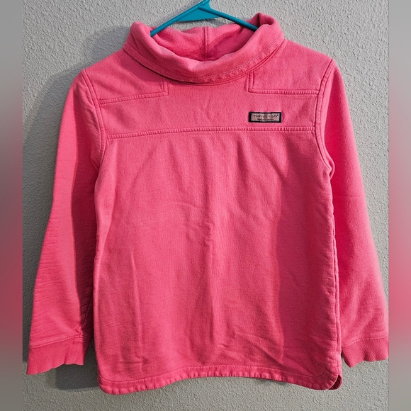 Vineyard Vines Other - Girls Vineyard Vines Cowl Neck Sweatshirt, Large(14), Bright Pink